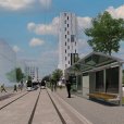 Visuel d'une future station de tramway